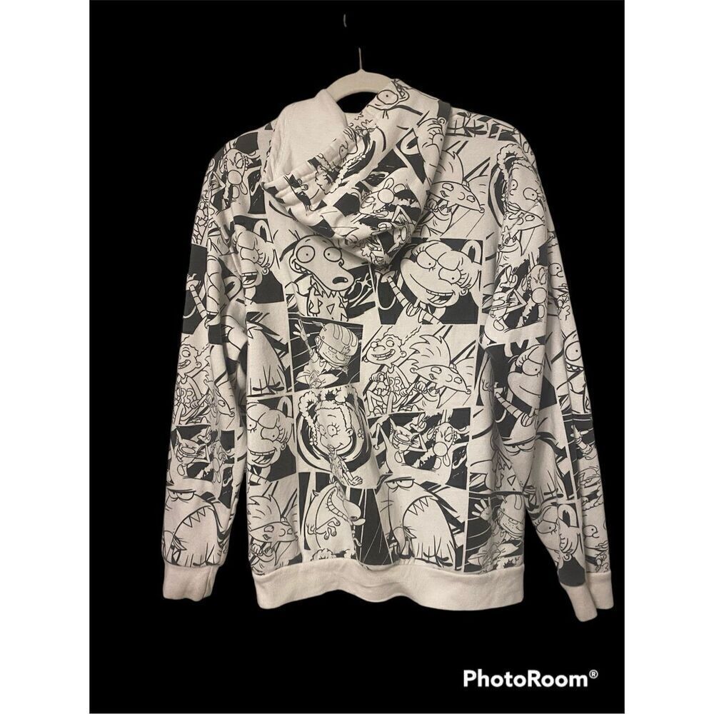 Nickelodeon Rug Rats Pullover Hoodie Sz.M Comic Strip - Picture 3 of 7